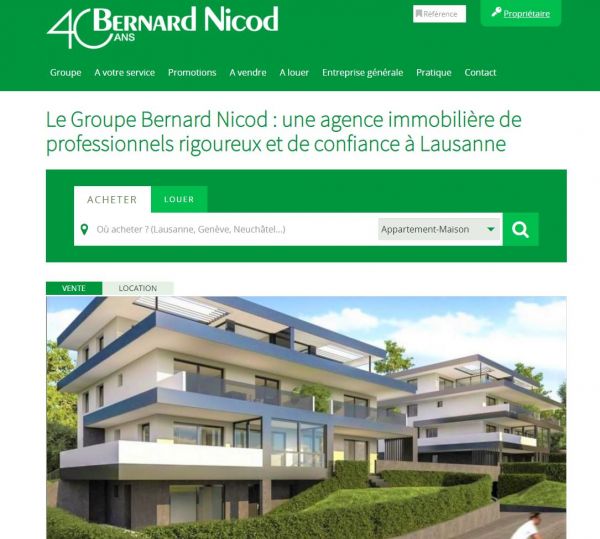 Régie Bernard Nicod Genève